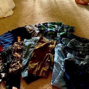 Shirts, shorts, and jeans. Size 10 to 12. Name brand. 40$ for it all.